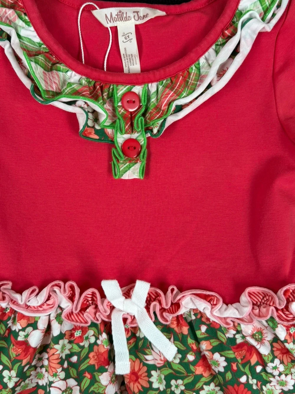 MATILDA JANE *Like New* Girls Long Sleeve Holiday Christmas Dress - 6